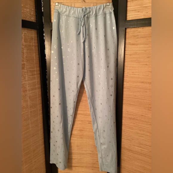 Vintage Y2K Starry Blue Lounge Pants Sz S Pajama Pants EUC pj’s - Picture 2 of 5